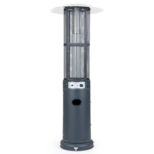 Propane Patio Heater with Glass Tube & Tilt Protection