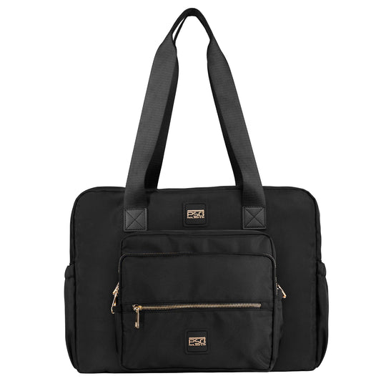 Pack Snap and Go 4-in-1 Weekender and Crossbody Travel Bag, Black