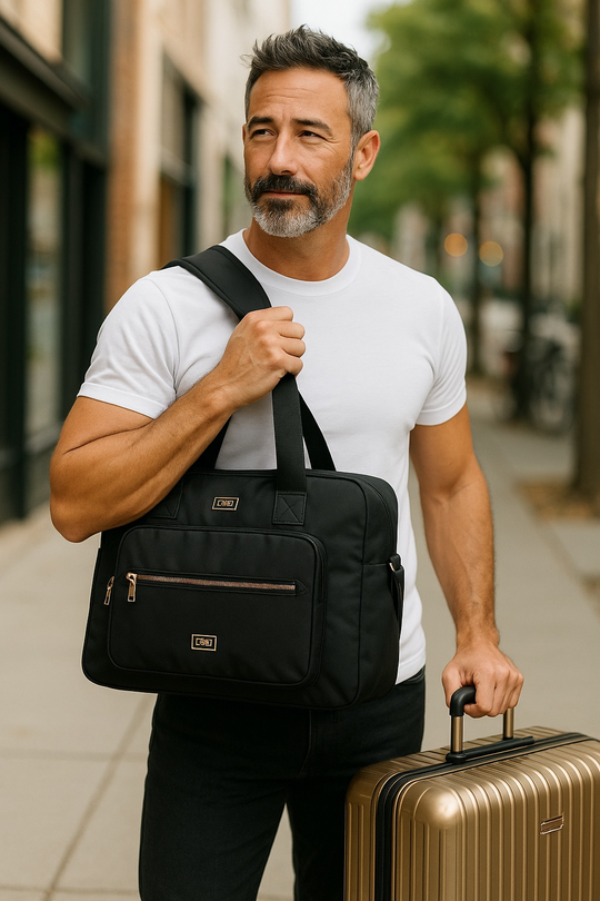Pack Snap and Go 4-in-1 Weekender and Crossbody Travel Bag, Black - view 4