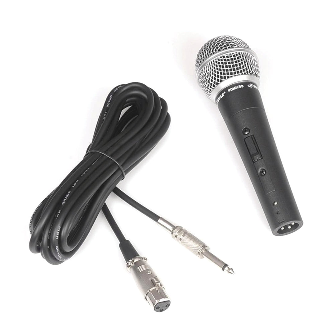Pyle Professional Handheld Dynamic Vocal Microphone with 15 Ft. XLR Cable - view 2