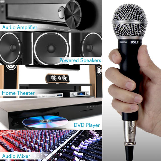 Pyle Professional Handheld Dynamic Vocal Microphone with 15 Ft. XLR Cable - view 9