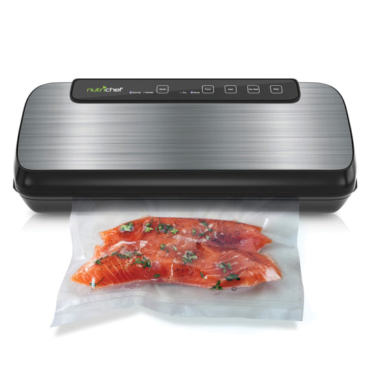 NutriChef Automatic Vacuum Sealer with Dry/Moist Settings, Bags & Roll Included - view 3