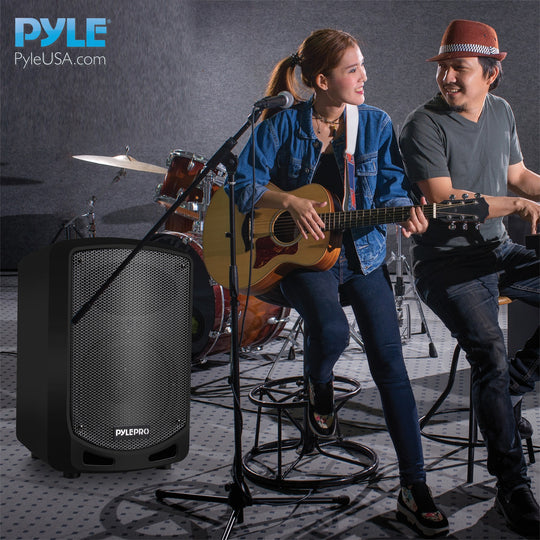Pyle Compact Portable Bluetooth PA Speaker with 6.5-In. Woofer, Wireless Mic & Rechargeable Battery - view 7