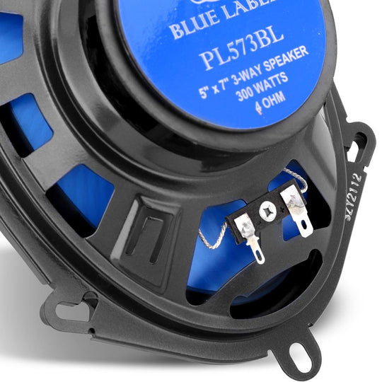 Pyle Blue Label 5x7/6x8 In. 300W 3-Way Coaxial Car Speakers, Pair - view 6