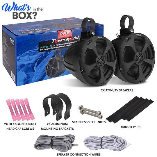 Pyle 5.25-In. 1,000W Waterproof Marine & Off-Road UTV Speakers, Pair - view 8