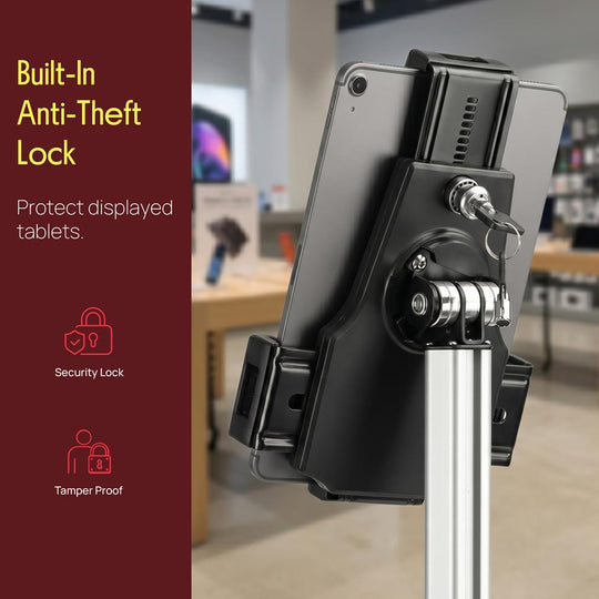 Pyle Anti-Theft Tablet Kiosk Floor Stand for 7.9 to 10.1-In. Tablets - view 5