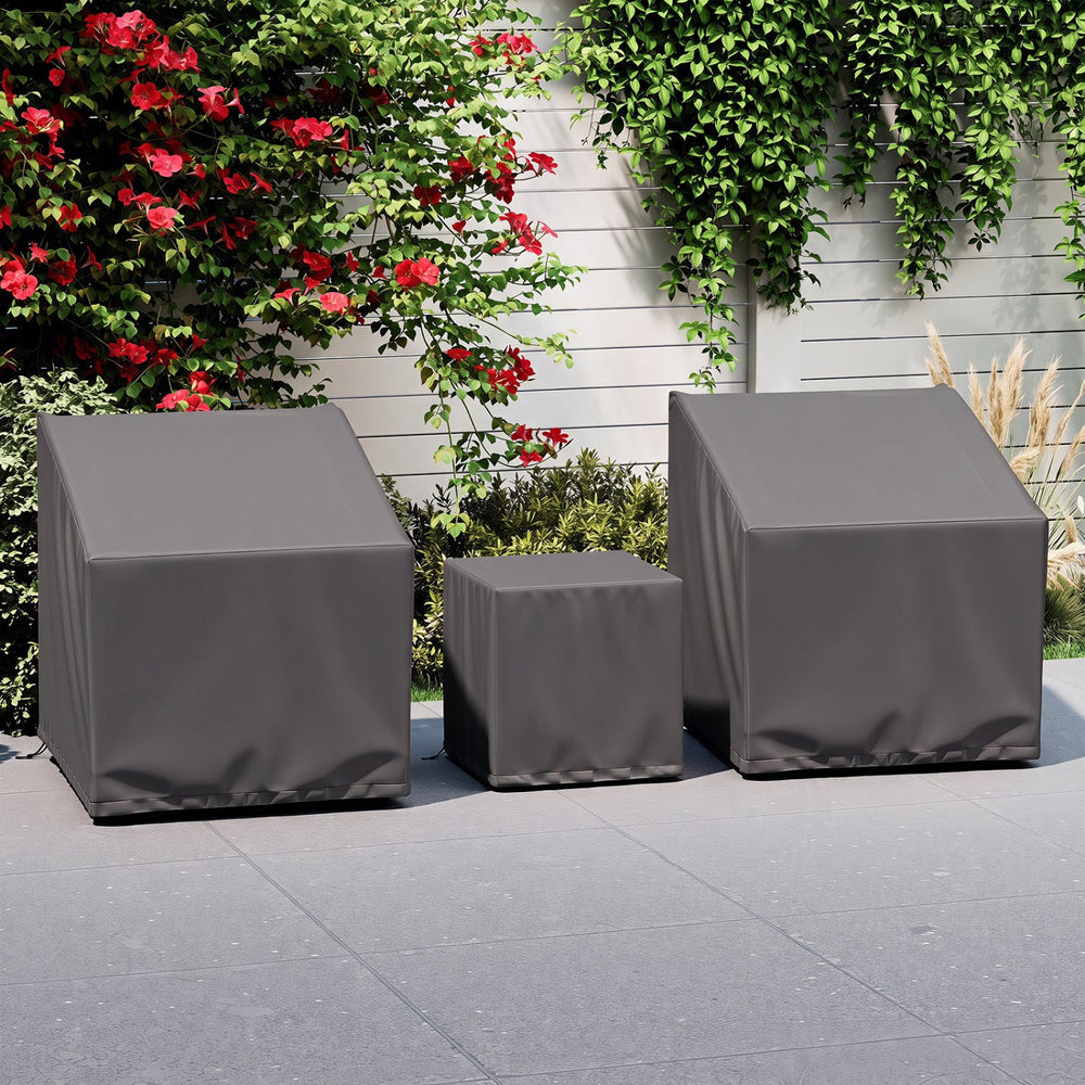 Waterproof Patio Furniture Covers for 3-Piece Bistro Set