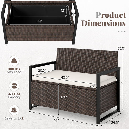 Patio Storage Bench