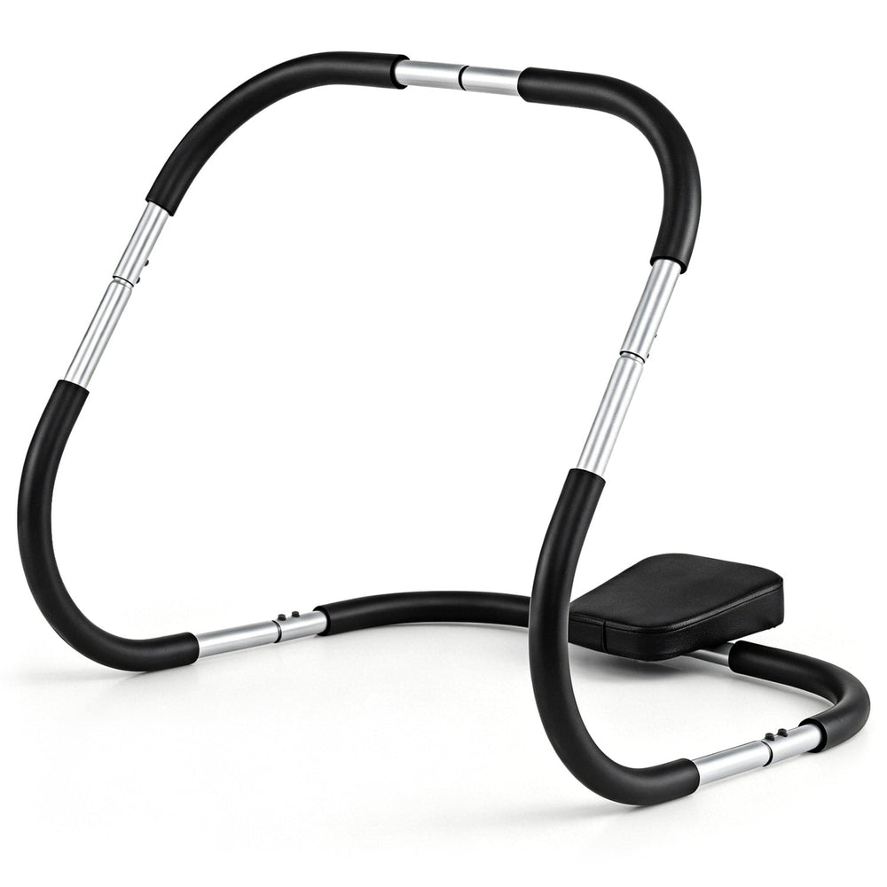 Portable AB Trainer with Headrest and Foam Handles