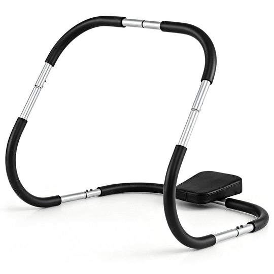 Portable AB Trainer with Headrest and Foam Handles