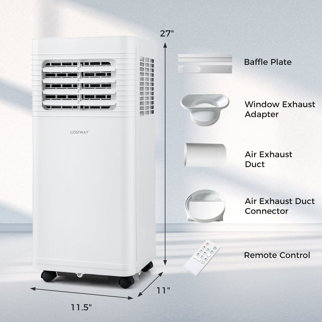 8000 BTU Portable Air Conditioner with Dehumidifier
