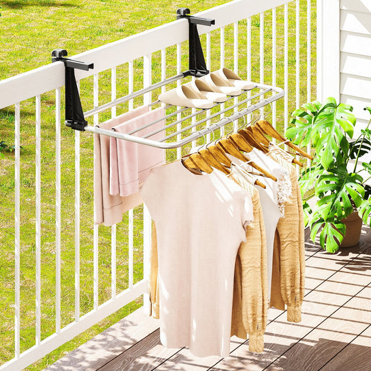 Portable Aluminum Clothes and Towel Drying Rack