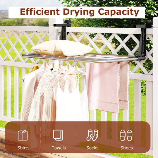Portable Aluminum Clothes and Towel Drying Rack