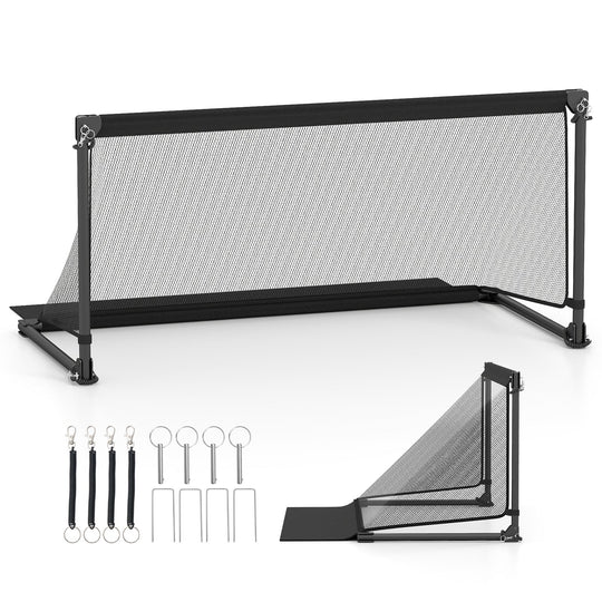 Portable POP Up Toddler Soccer Net with Metal Frame
