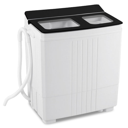 Portable Washing Machine with 12 LBS Washer and 8 LBS Spinner Combo for Apartments