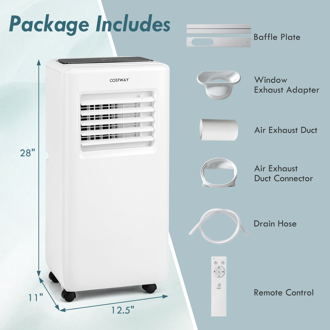 10000 BTU Portable Air Conditioner with Remote Control