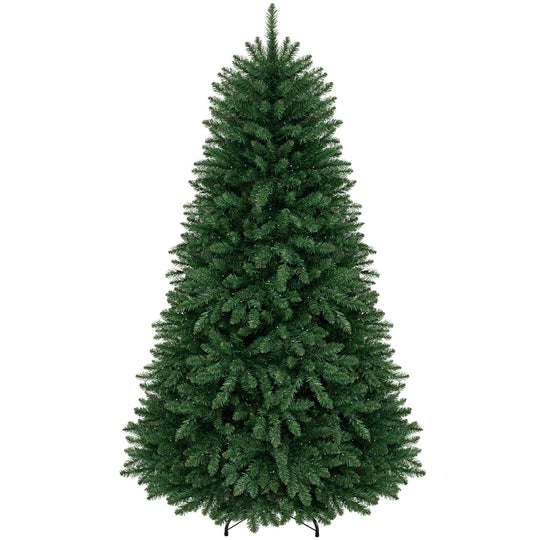 Premium Hinged Artificial Fir Christmas Tree with LED Lights