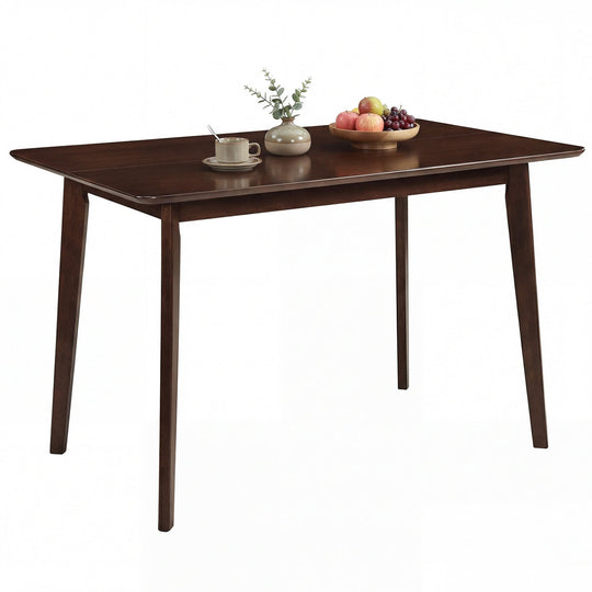 Rectangle Dining Table for 4-6 People 47" Kitchen Table-Walnut