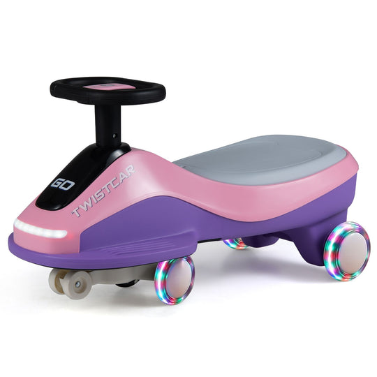 Ride On Car with Flashing Wheels Front Light and Music Speaker for Age 3+ Years Old