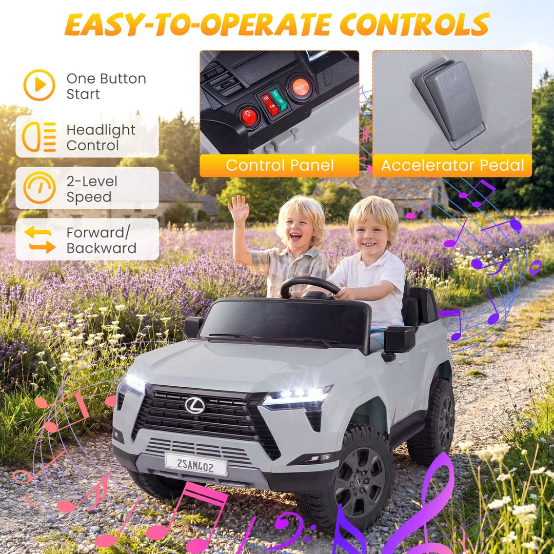 Ride on Car 24V 4WD Licensed LEXUS GX550 Electric Vehicle with Remote for Boys Girls Aged 3+