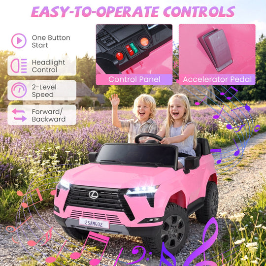 Ride on Car 24V 4WD Licensed LEXUS GX550 Electric Vehicle with Remote for Boys Girls Aged 3+