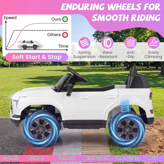 Ride on Car 24V 4WD Licensed LEXUS GX550 Electric Vehicle with Remote for Boys Girls Aged 3+