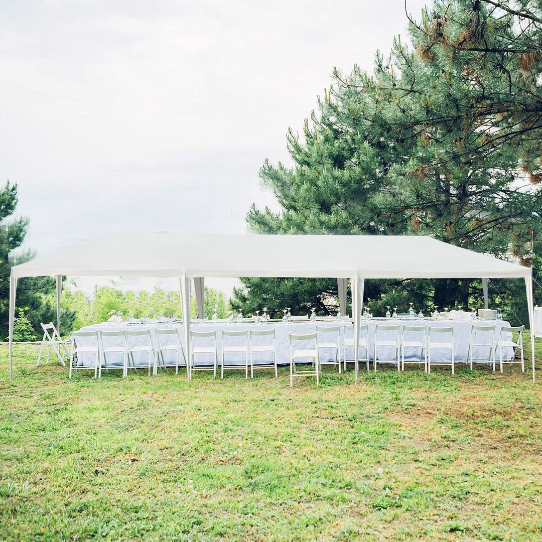 (Set of 2) 10 x 30 Feet Canopy Tent with 5 Removable Sidewalls for Party Wedding