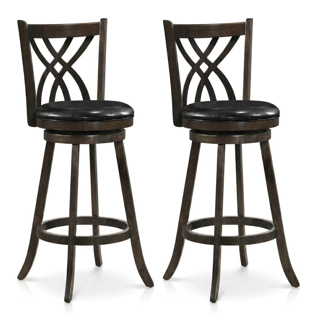 Counter Height Swivel Bar Stools Set of 2 - 29 Inch