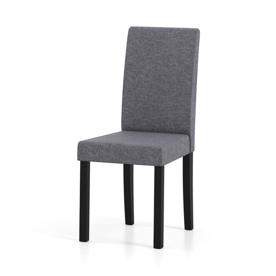 Set of 2 Dining Chair Mid-Century Modern Fabric Upholstered Parson Chairs