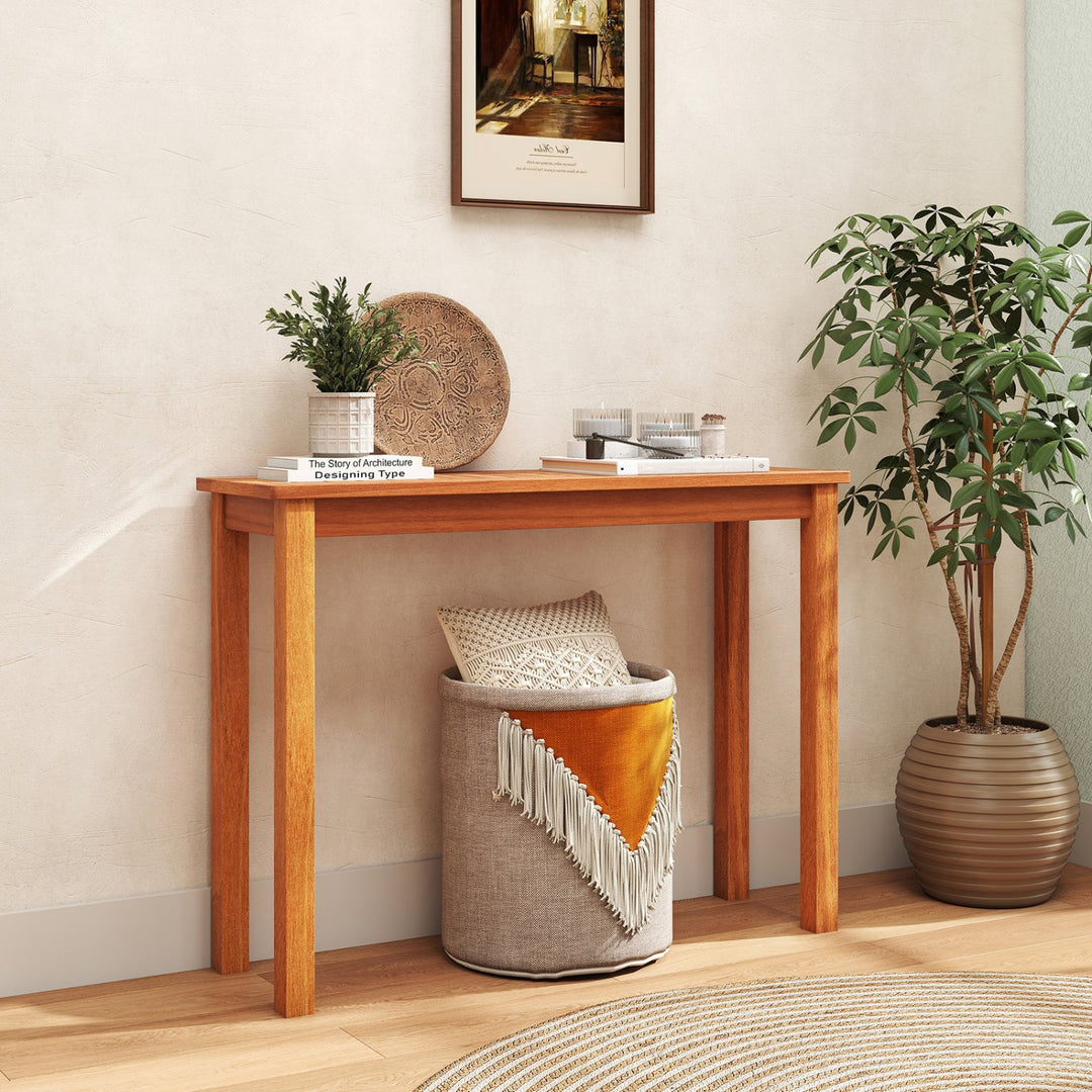Wooden Plant Stand Set of 2 - Solid Shorea Hardwood