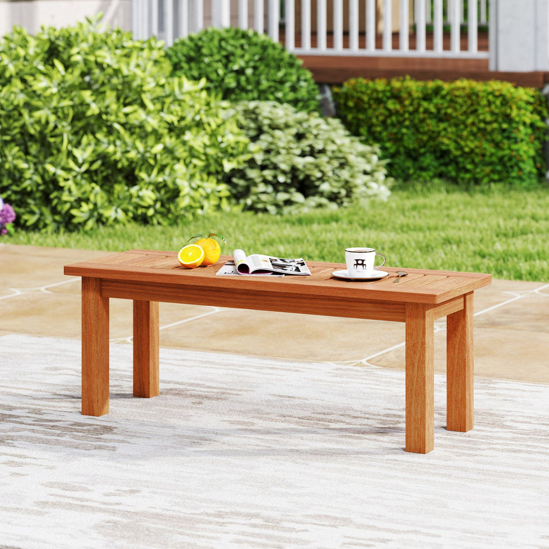 Wooden Plant Stand Set of 2 - Solid Shorea Hardwood