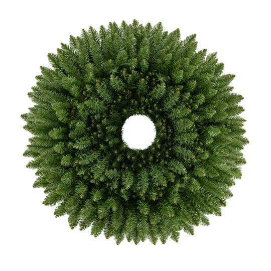 Artificial Christmas Wreaths Set of 6 with Full Branch Tips