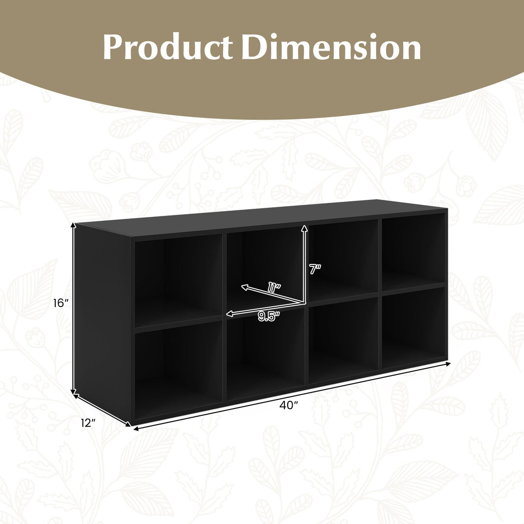 8 Cubbies Shoe Organizer with 500 LBS Weight Capacity