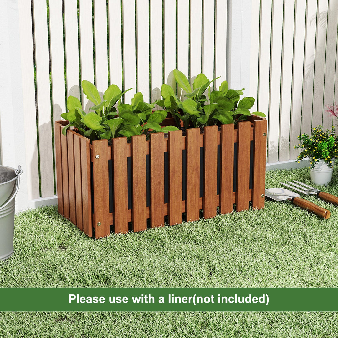 Solid Wood Raised Garden Bed for Flower and Vegetable