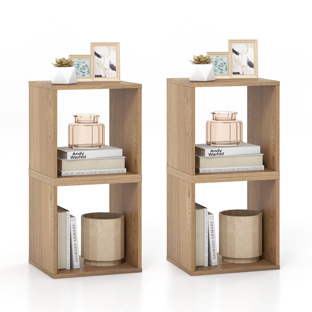 Cube Storage Organizer Set of 2 for Living Room Bedroom Study