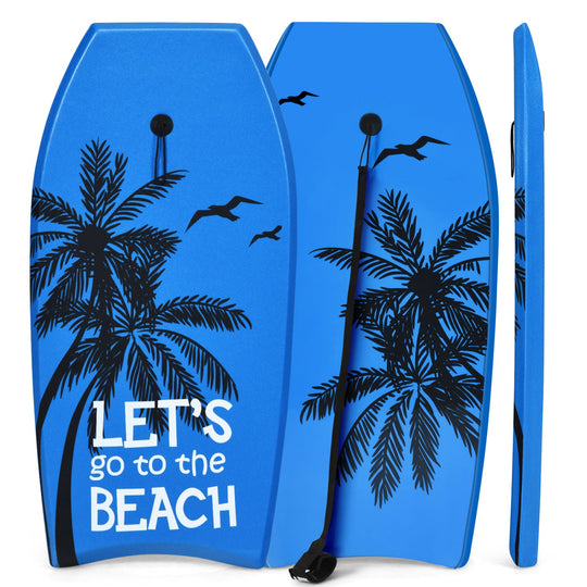 Super Lightweight Bodyboard Surfing with Leash EPS Core Boarding
