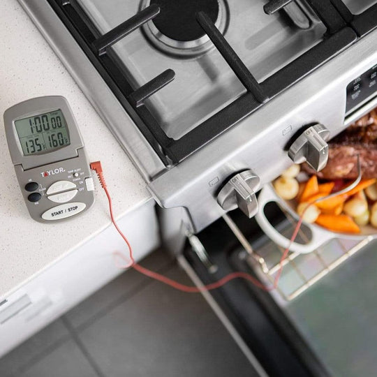 Taylor Digital Cooking Thermometer & Timer with Wired Probe - view 4
