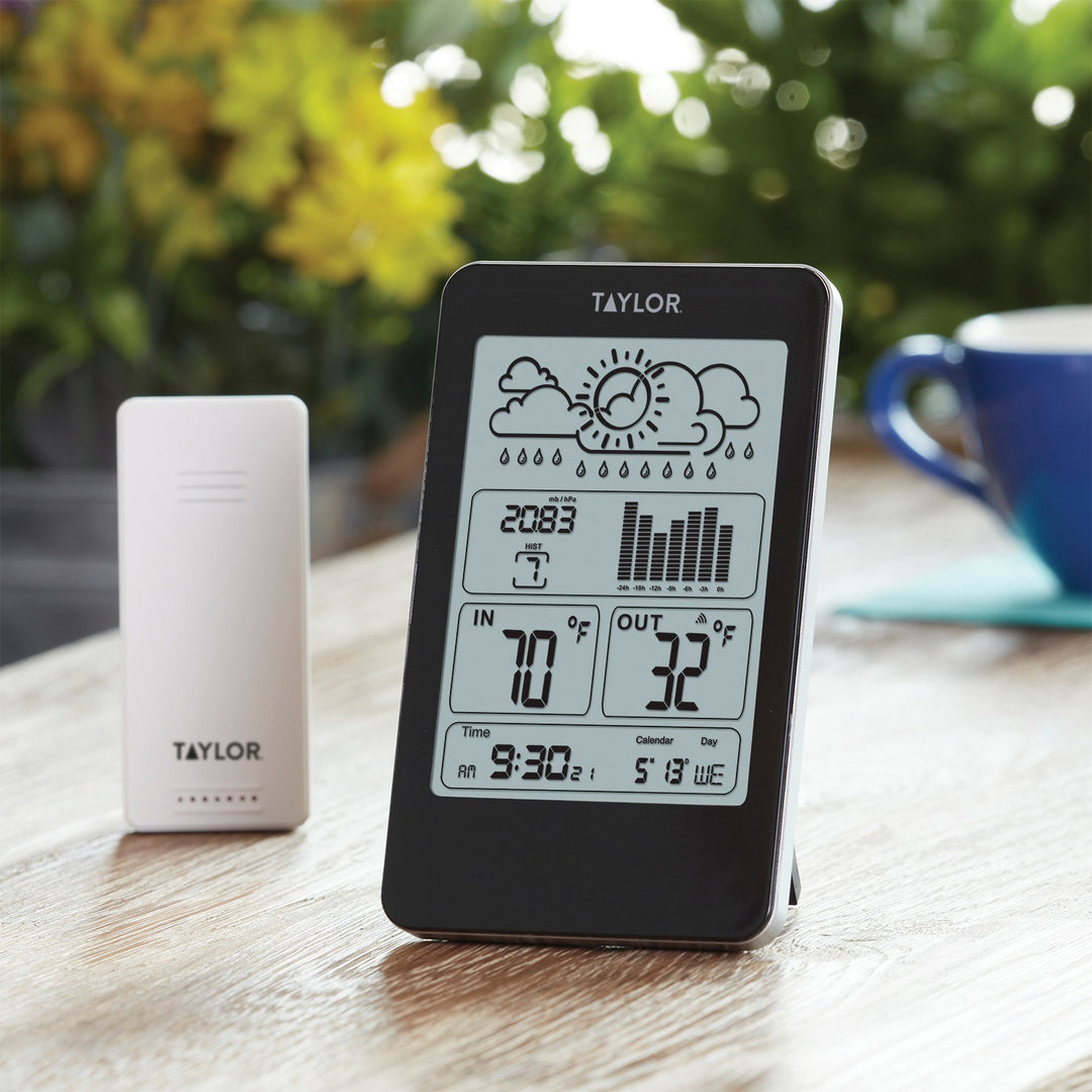 Taylor Wireless Indoor/Outdoor Thermometer with Barometer & Timer - view 4