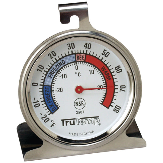 Taylor Stainless Steel Freezer & Refrigerator Dial Thermometer