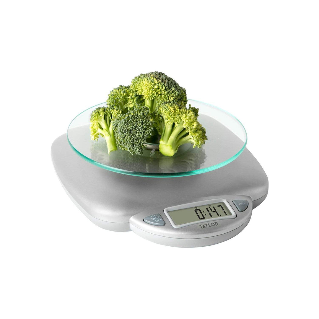 Taylor Digital Glass Top Kitchen Scale with Backlit Display, 11 Lb. - view 4