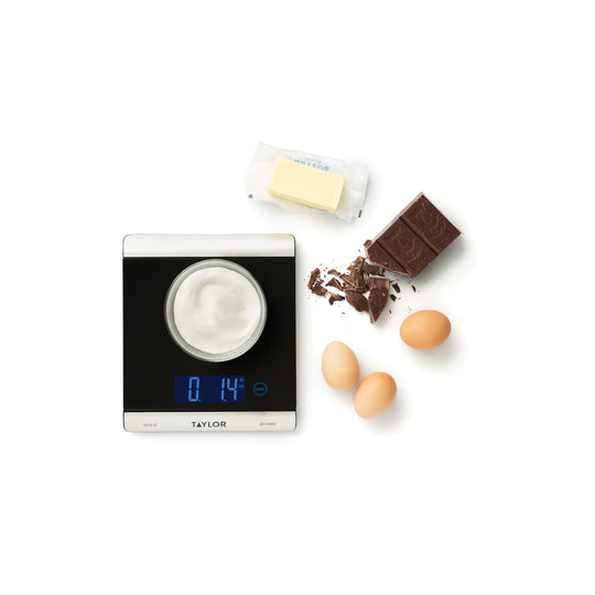 Taylor High-Capacity Digital Kitchen Scale with Glass Platform, 33 Lb. - view 4