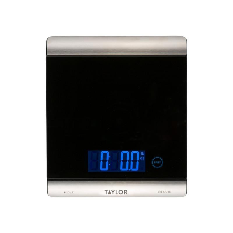 Taylor High-Capacity Digital Kitchen Scale with Glass Platform, 33 Lb. - view 5