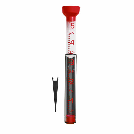 Taylor Jumbo Jr. Easy-to-View 5-In. Rain Gauge with Mounting Bracket - view 3