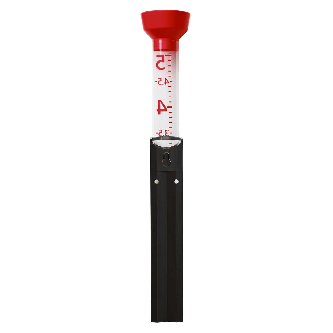 Taylor Jumbo Jr. Easy-to-View 5-In. Rain Gauge with Mounting Bracket - view 4