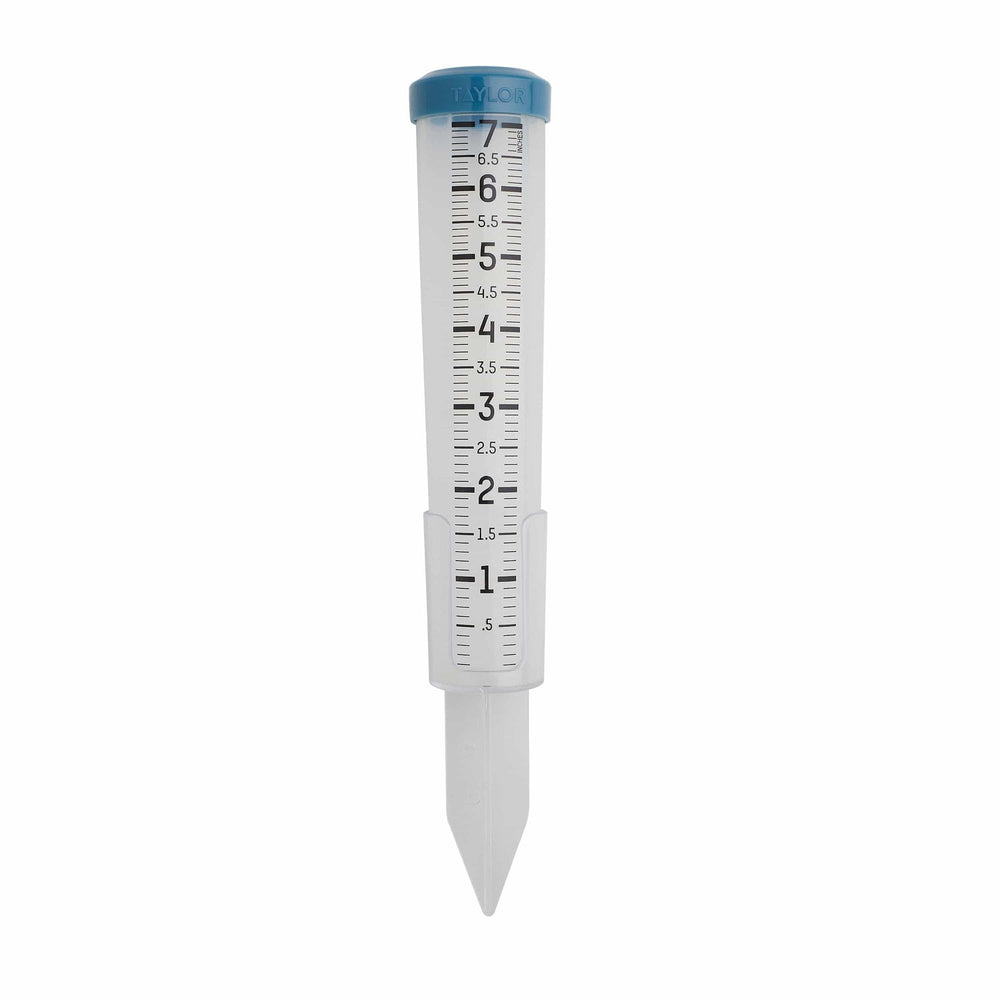 Taylor 7-In. Capacity Freeze-Proof Silicone Rain Gauge with Stake - view 2