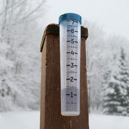 Taylor 7-In. Capacity Freeze-Proof Silicone Rain Gauge with Stake - view 6