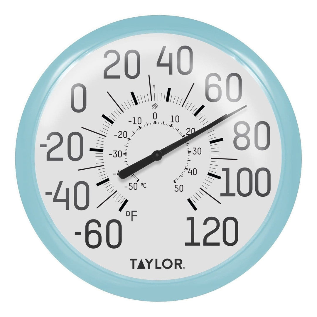 Taylor Big & Bold 13.25-In. Dial Outdoor Thermometer, Black - view 10