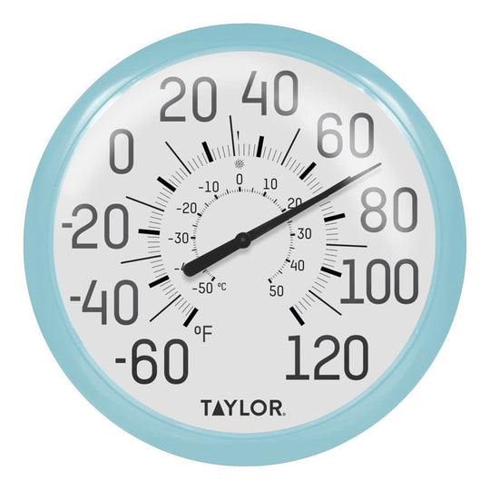 Taylor Big & Bold 13.25-In. Dial Outdoor Thermometer, Black - view 10