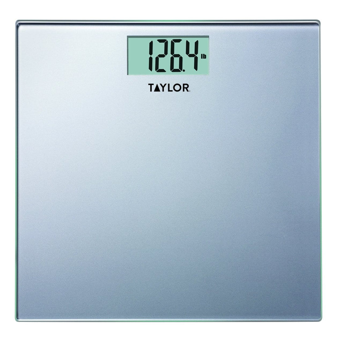 Taylor Digital Glass Bathroom Scale with Black & White Lattice, 400 Lb. - view 7