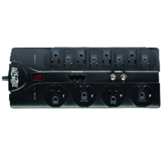 Tripp Lite by Eaton Protect It! 12-Outlet Surge Protector with Coax & Telephone Protection, 2,880 Joules, 8-Ft. Cord - view 10
